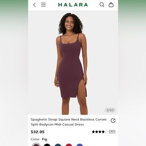 Plum midi dress (completely new)